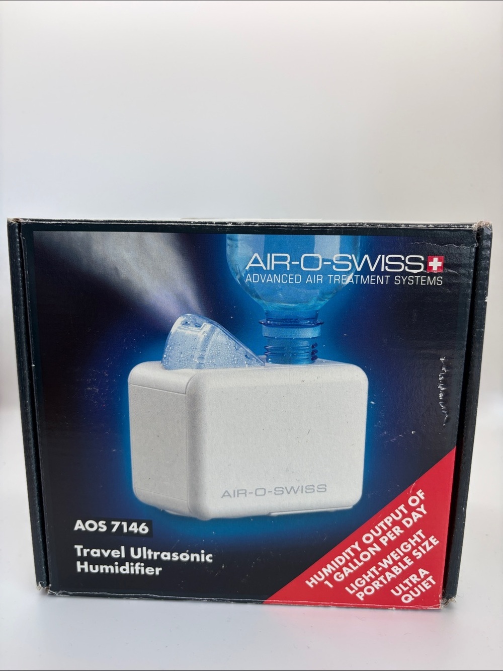 Air-O-Swiss Travel Ultrasonic Humidifier - White